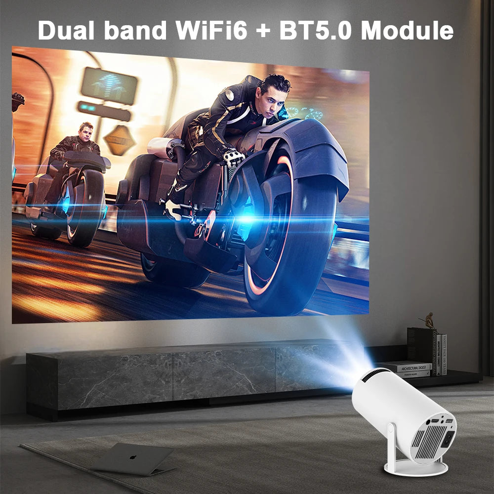 Transpeed Android 11 4K WiFi6 Smart Projector: HY300