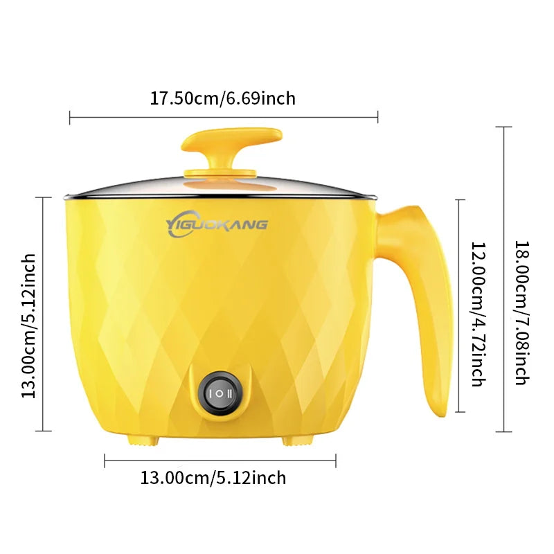 Mini Magic Pot: 1.8L Multifunctional Electric Cooker