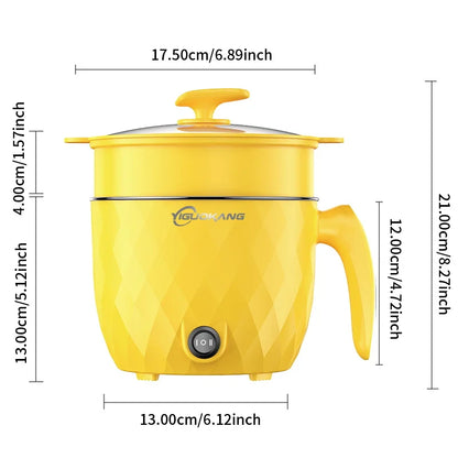 Mini Magic Pot: 1.8L Multifunctional Electric Cooker