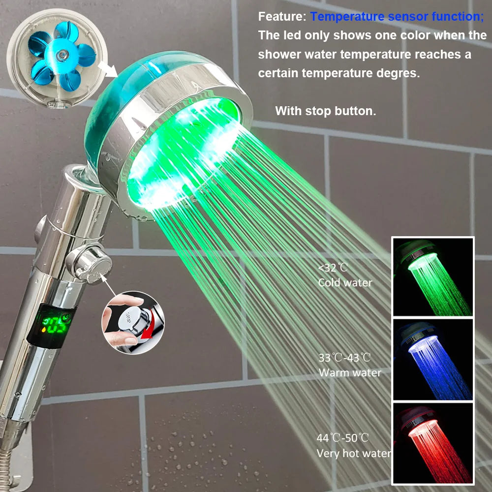 LumiSense™ Smart Shower Head