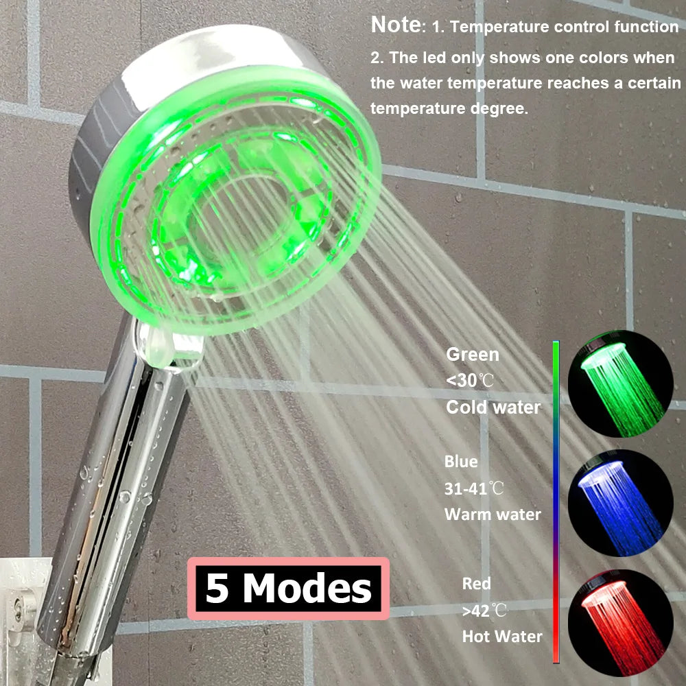 LumiSense™ Smart Shower Head