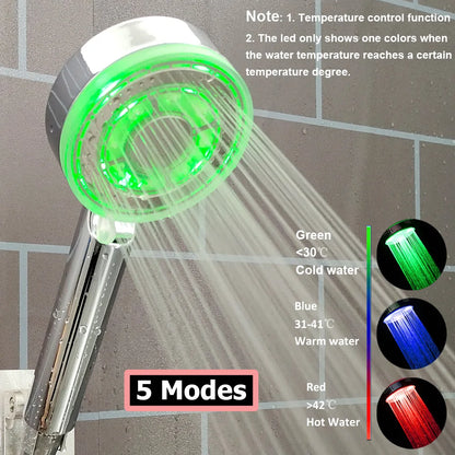 LumiSense™ Smart Shower Head