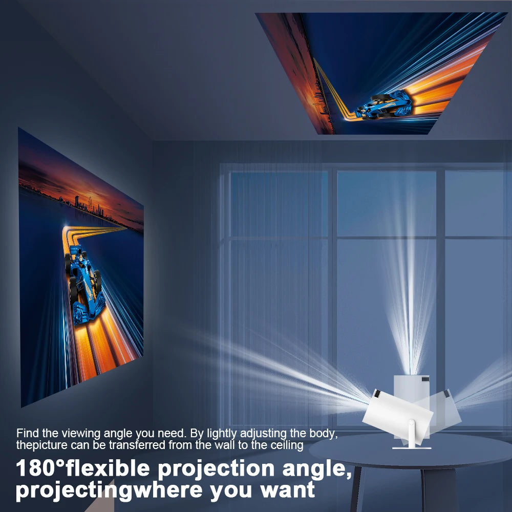 Transpeed Android 11 4K WiFi6 Smart Projector: HY300