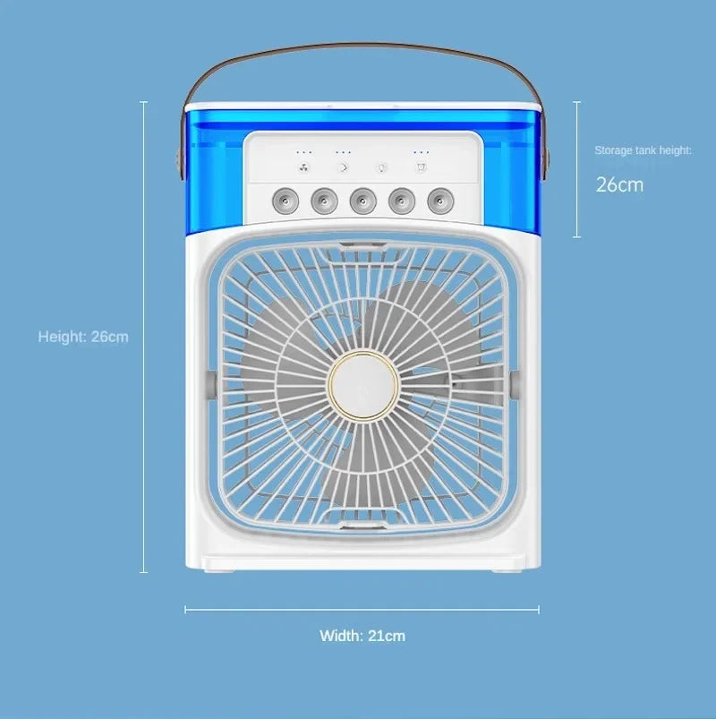 HydroBreeze: Portable 3-Speed Air Cooler