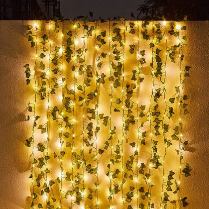 Maple Glow Solar Fairy Lights