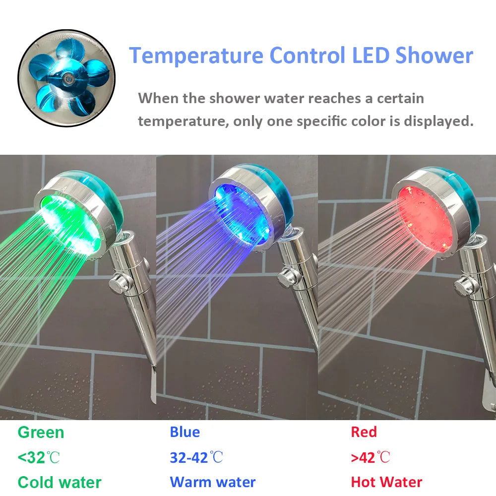 LumiSense™ Smart Shower Head