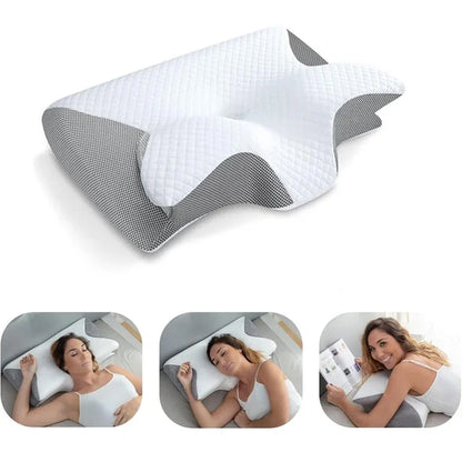 CerviComfort: 2-in-1 Memory Foam Neck Pillow