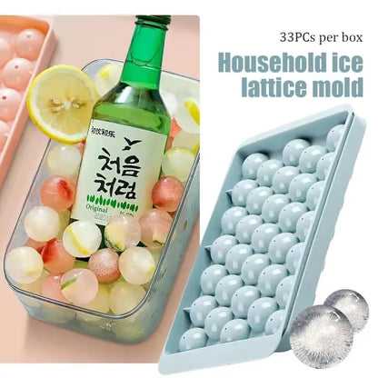 ChillSphere: Silicone Hockey Ice Mold Tray