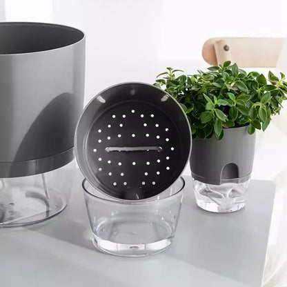 HydroGrow Duo: Self-Watering Planter