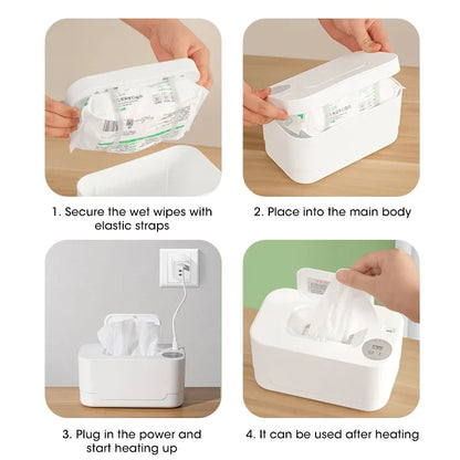 CozyWipes – Portable Baby Wipe Warmer with LED Display