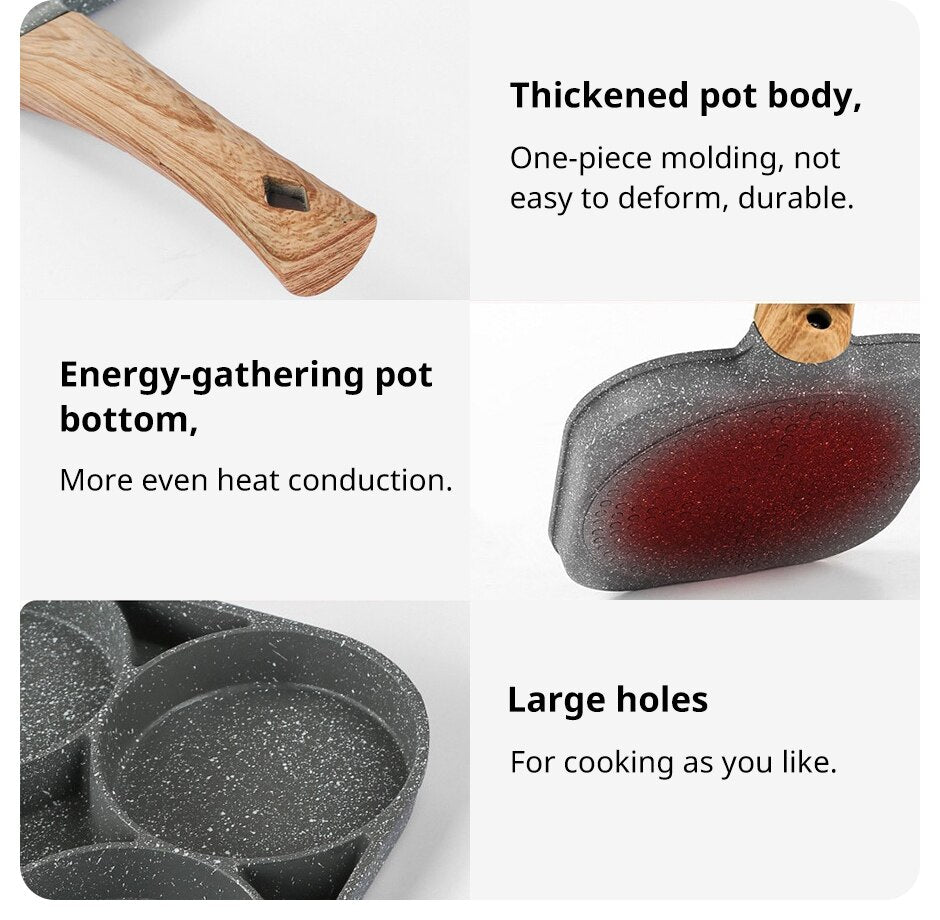 4 Hole Frying Pan Pot