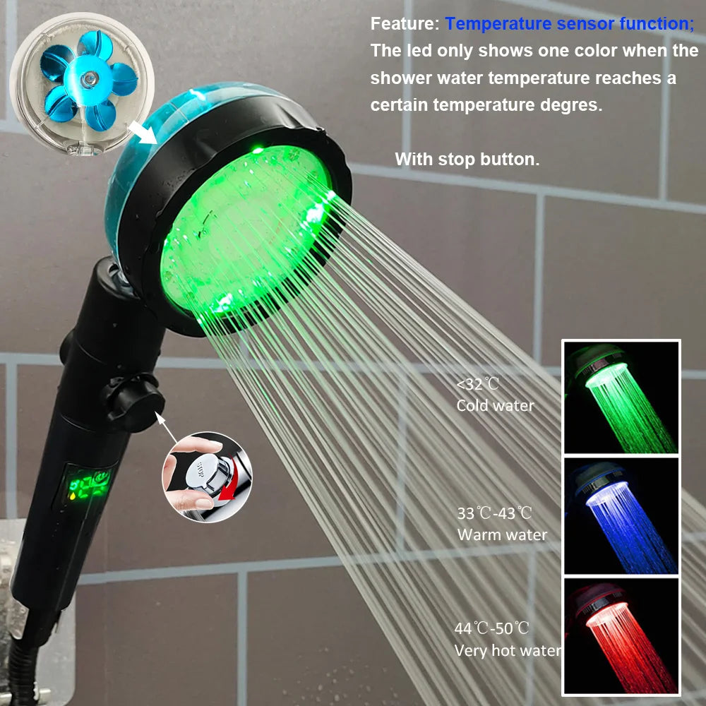 LumiSense™ Smart Shower Head
