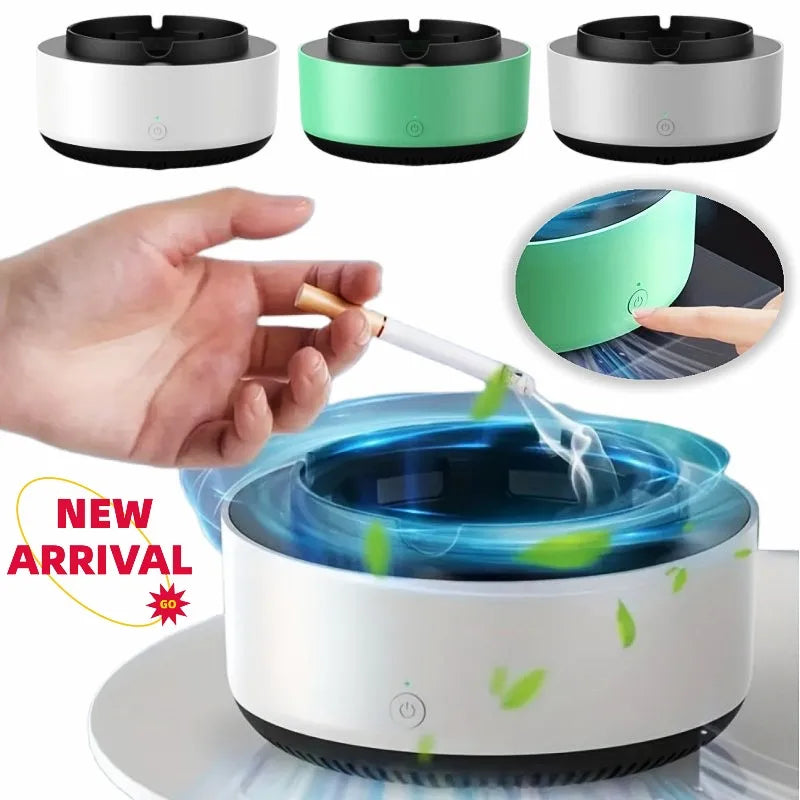 Smart Smokeless Ashtray: Air Purifier & Filter Combo