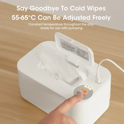 CozyWipes – Portable Baby Wipe Warmer with LED Display