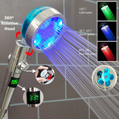 LumiSense™ Smart Shower Head