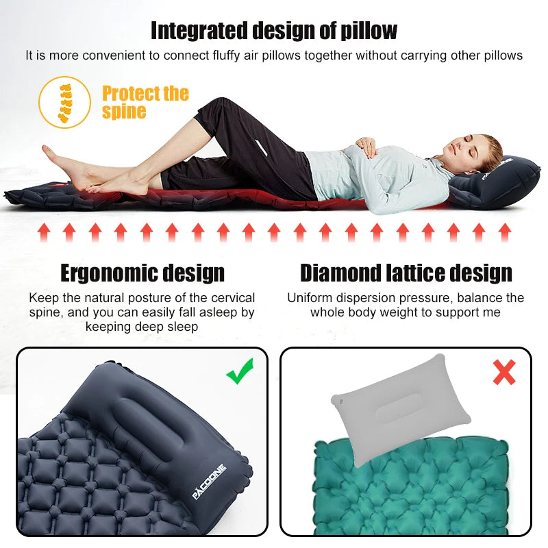 Pacoone AirNap Inflatable Sleep Pad