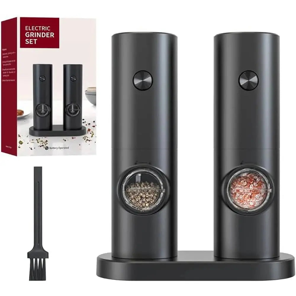 SpiceMaster Duo: Electric Salt & Pepper Grinders