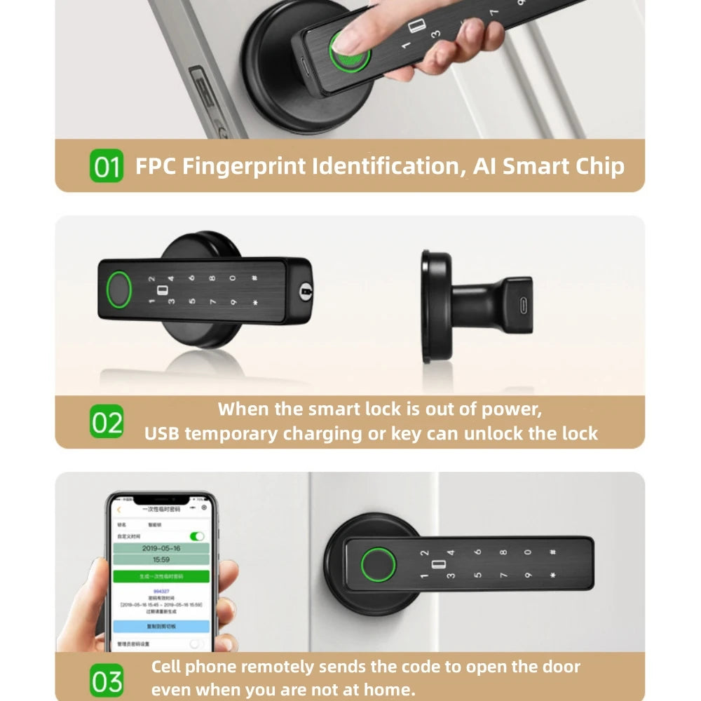 Tuya SmartGuard Biometric Door Lock